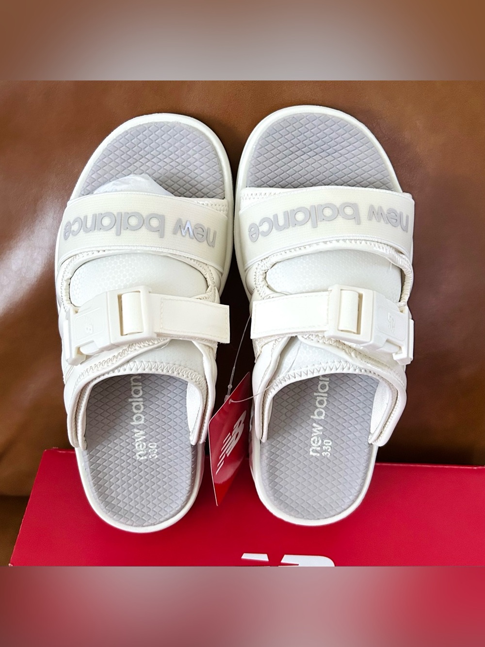 New Balance Women's 330 Puffy Slide Sandals